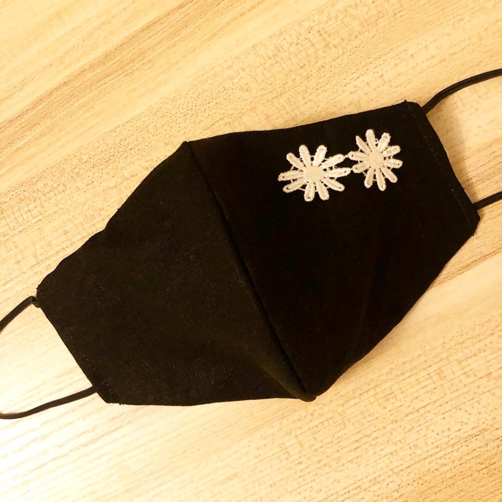 Fashion fabric face mask handmade